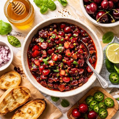 Image of Cherry Honey Relish