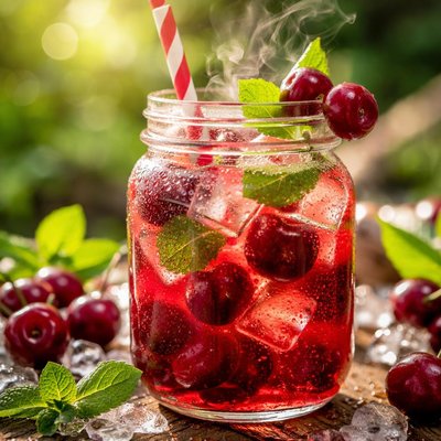 Image of Cherry Hydrating Drink for Your Hike