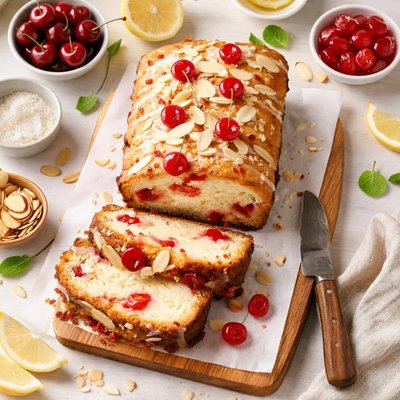 Image of Cherry Loaf Pound Cake