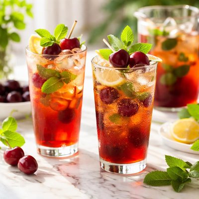 Image of Cherry Mint Iced Tea