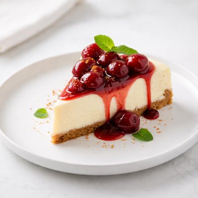 Image of Cherry O Creamy Cheesecake Pie