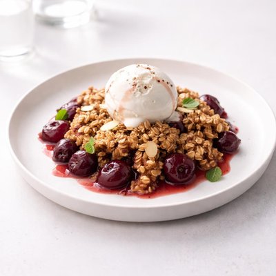 Image of Cherry Oatmeal Crisp