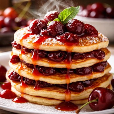 Image of Cherry Pancakes Germany