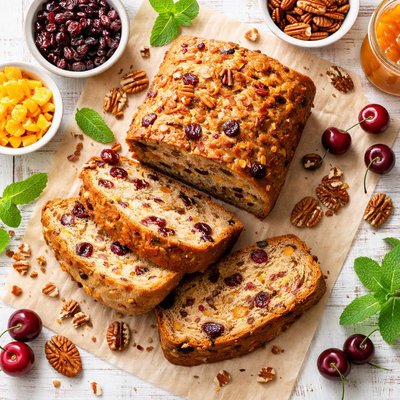 Image of Cherry Pecan Apricot Bread