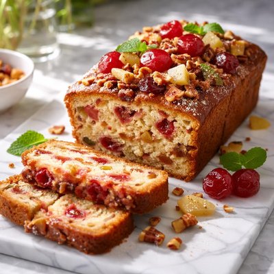 Image of Cherry Pineapple Nut Cake