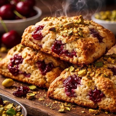 Image of Cherry Pistachio Scones