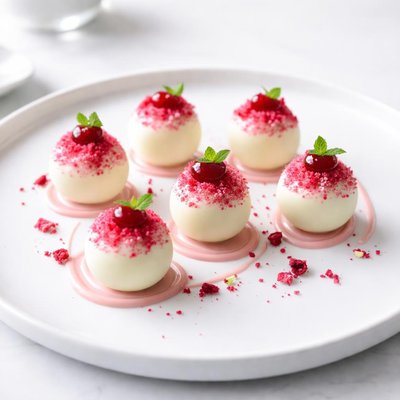 Image of Cherry Pom Poms Truffles