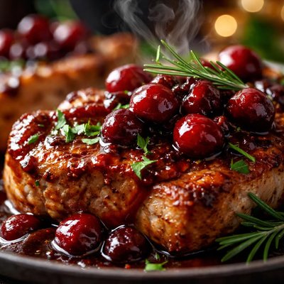 Image of Cherry Pork Chops