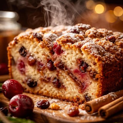 Image of Cherry Raisin Coffee Cake