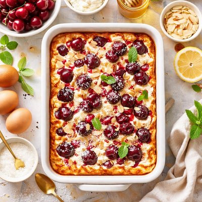 Image of Cherry Ricotta Casserole
