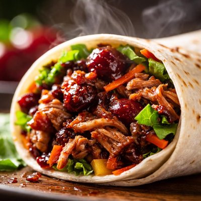 Image of Cherry Shredded Pork Wrap