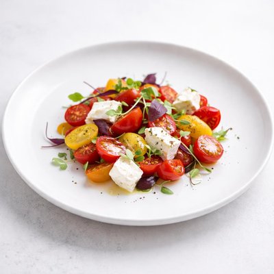 Image of Cherry Tomato and Cheese Salad