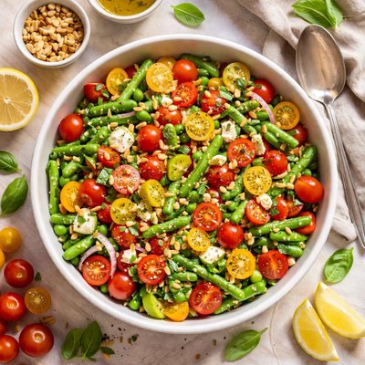 Image of Cherry Tomato and Snow Pea Salad