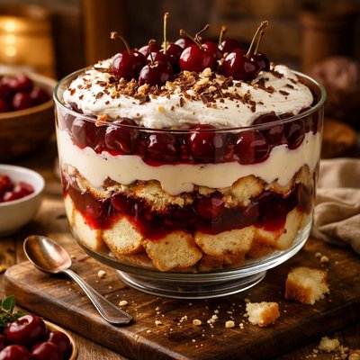 Image of Cherry Trifle