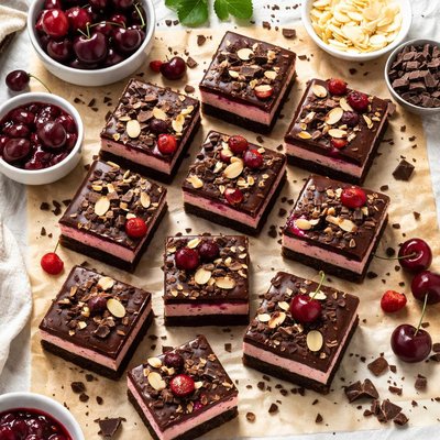 Image of Cherry Truffle Squares