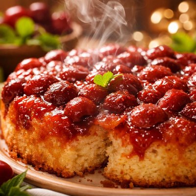 Image of Cherry Upside Down Cake