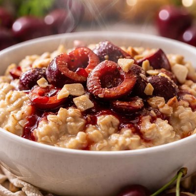 Image of Cherry Vanilla Oatmeal Ellie Krieger