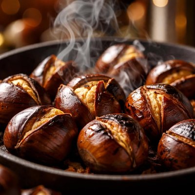 Image of Chestnuts Roasted on an Open Fire