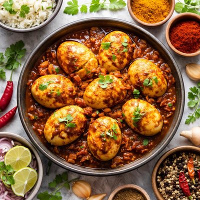 Image of Chettinad Curry Eggs