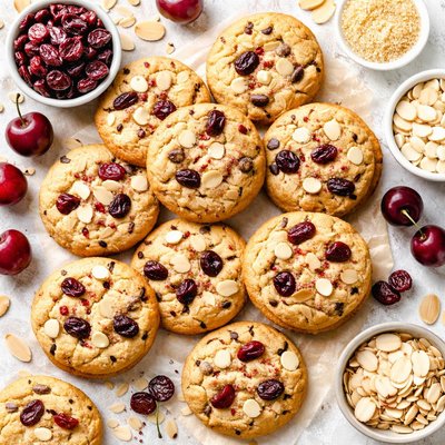 Image of Chewy Cherry Almond Cookies