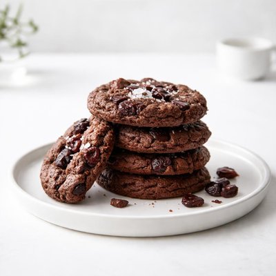 Image of Chewy Chocolate Cherry Cookies