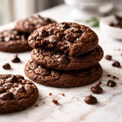 Image of Chewy Chocolate Chocolate Chip Cookies