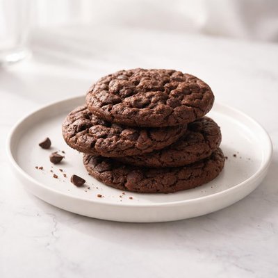 Image of Chewy Chocolate Cookies Low Fat