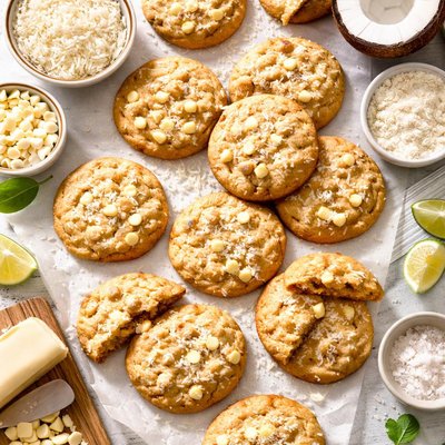 Image of Chewy Coconut Cookies