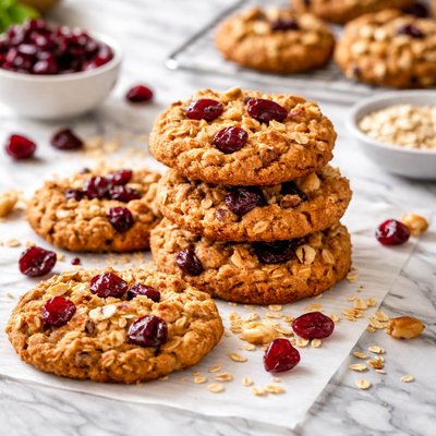 Image of Chewy Cranberry Oatmeal Cookies