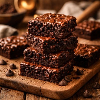 Image of Chewy Gooey Low Fat Vegan Brownies