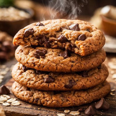 Image of Chewy Low Fat Alternative Flour Cookies