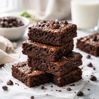 Image of Chewy Lower Fat Brownies