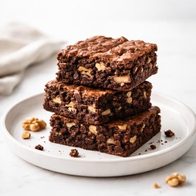 Image of Chewy Nutty Brownies