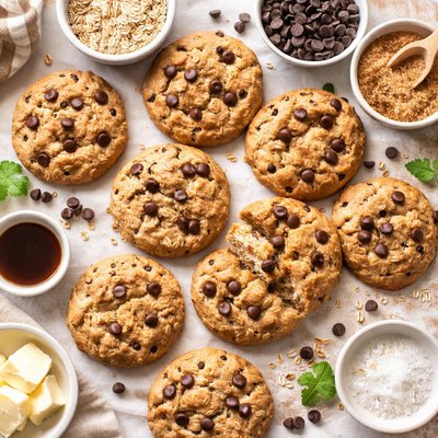 Image of Chewy Oatmeal Chip Cookies