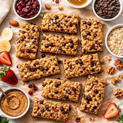 Image of Chewy Oatmeal Snack Bars