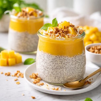 Image of Chia Pudding with Mango Puree