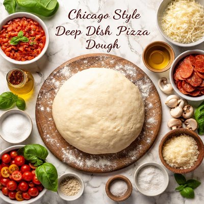 Image of Chicago Style Deep Dish Pizza Dough
