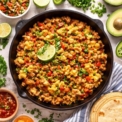 Image of Chicharrones Con Huevos Pork Cracklins with Eggs
