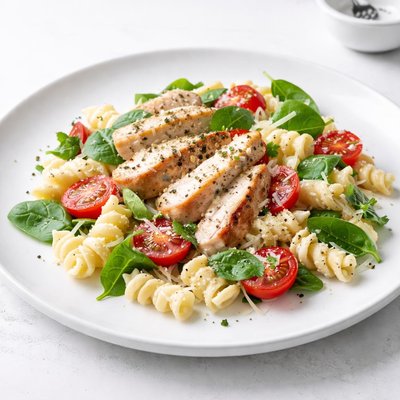 Image of Chicken Alfredo Pasta Salad