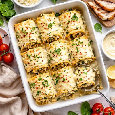 Image of Chicken Alfredo Roll Ups
