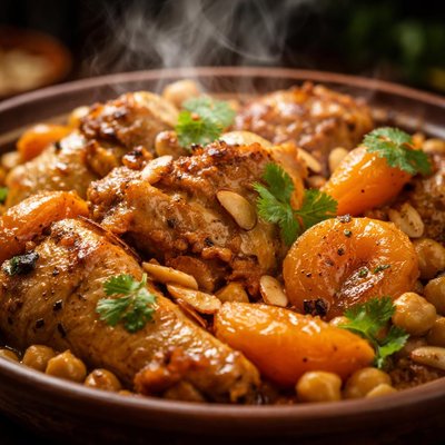 Image of Chicken and Apricot Tagine