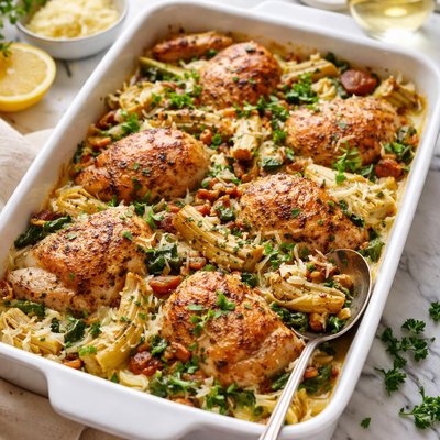 Image of Chicken and Artichoke Casserole