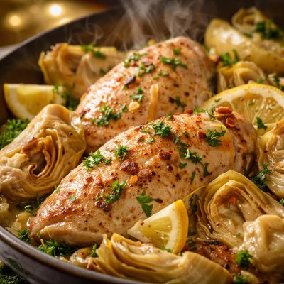 Image of Chicken and Artichokes 5 Ww Points