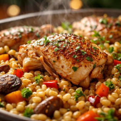 Image of Chicken and Barley Bake