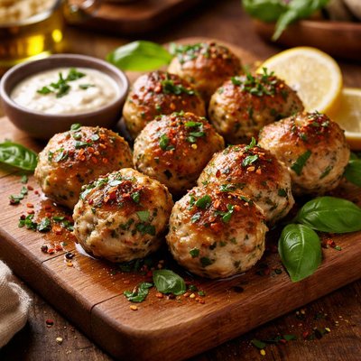 Image of Chicken and Basil Meatballs