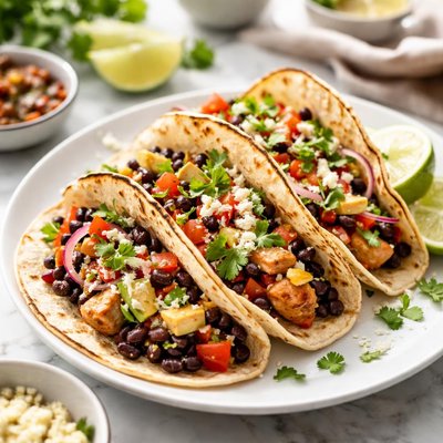 Image of Chicken and Bean Soft Tacos