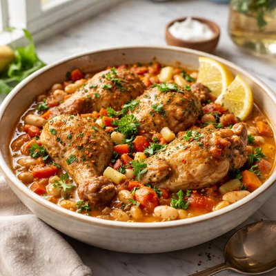 Image of Chicken and Bean Stew