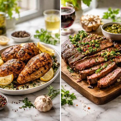 Image of Chicken and Beef