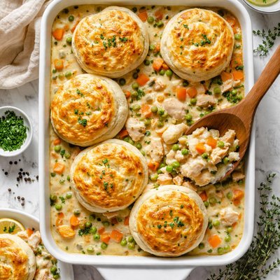 Image of Chicken and Biscuit Casserole