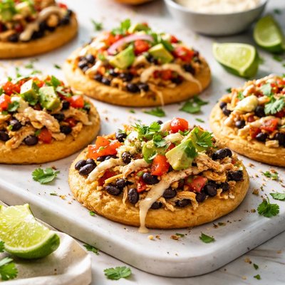 Image of Chicken and Black Bean Tostizzas Pillsbury Winner